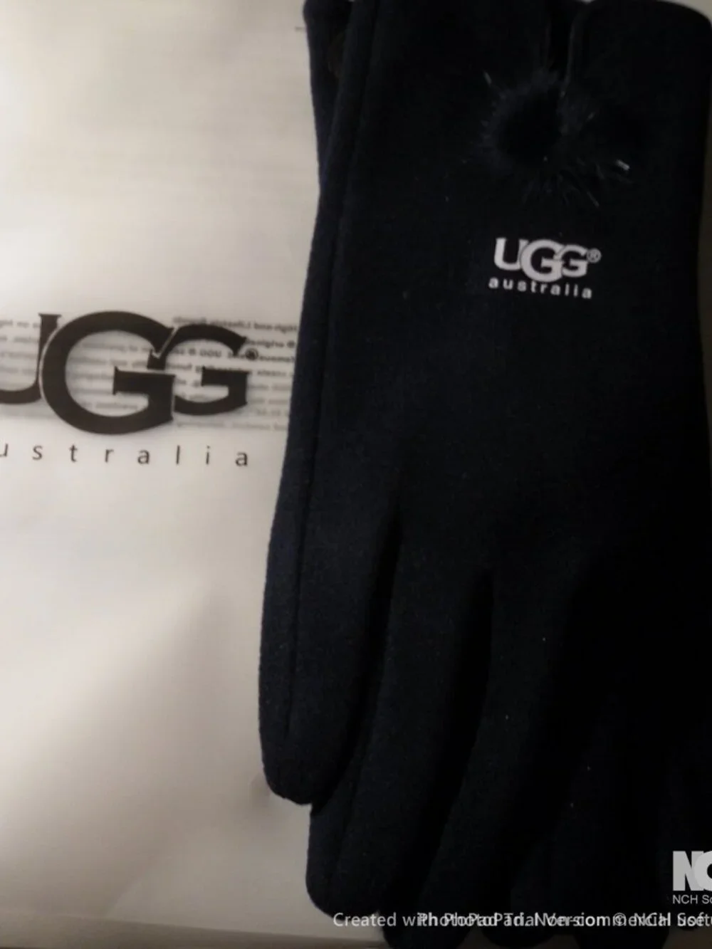 UGG Women's Navy-Blue Touchscreen Gloves – New